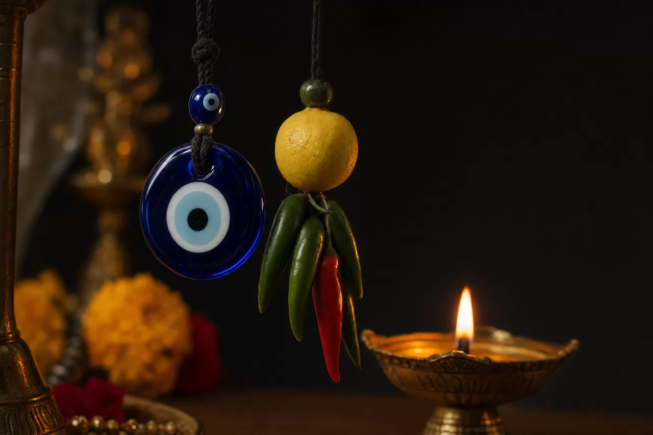 A nazar evil-eye amulet
