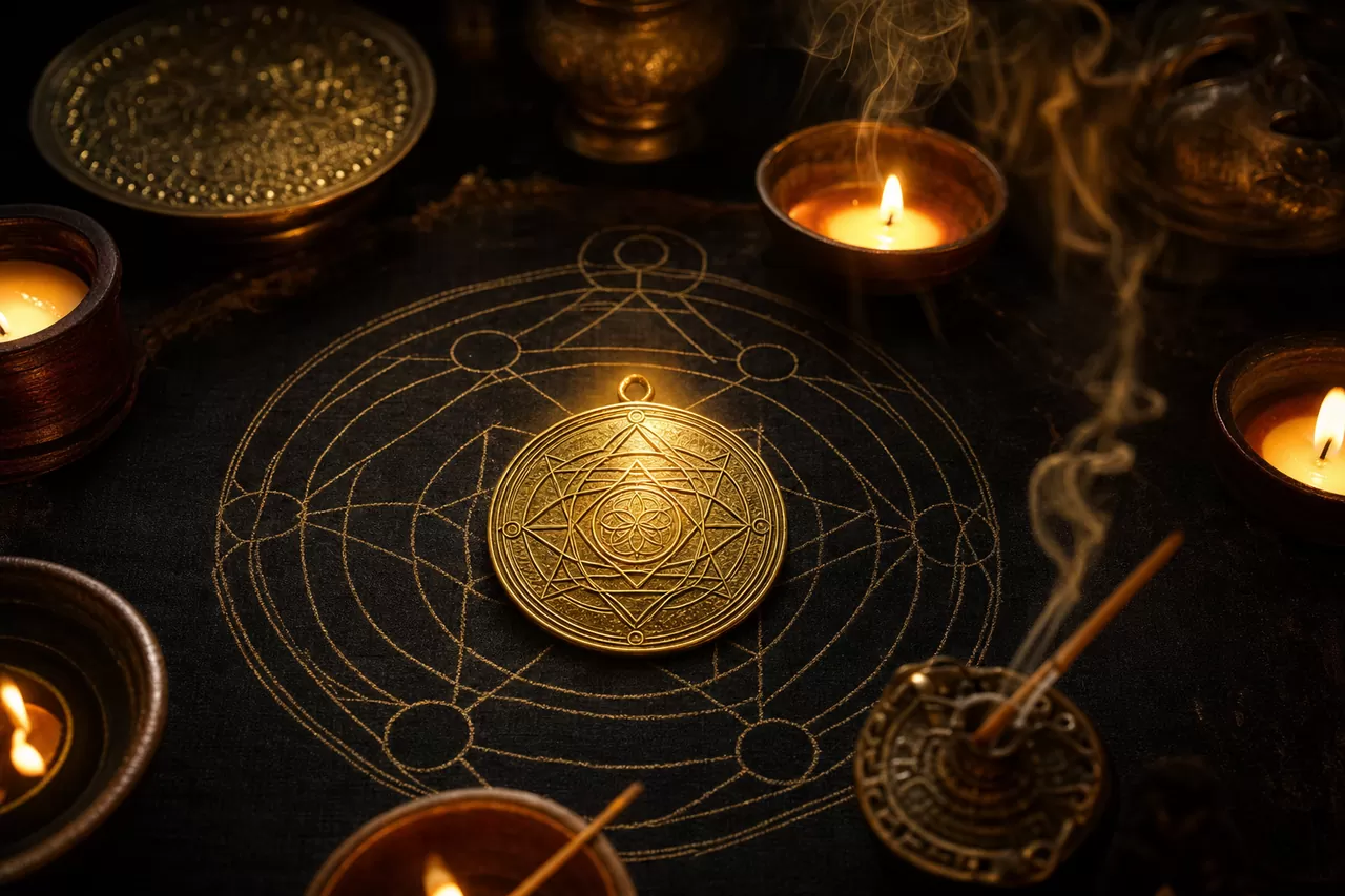 A protective talisman against jinn