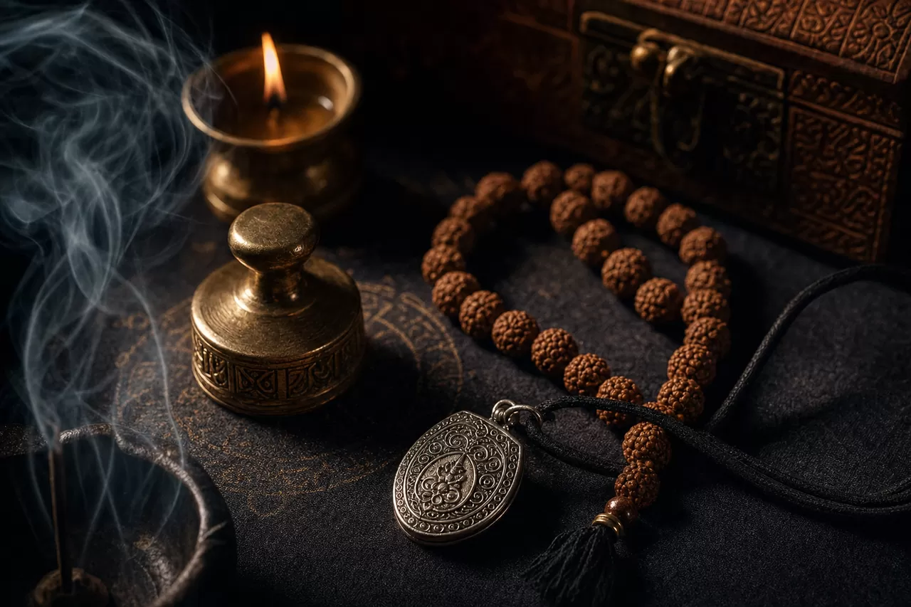 A protective taweez amulet